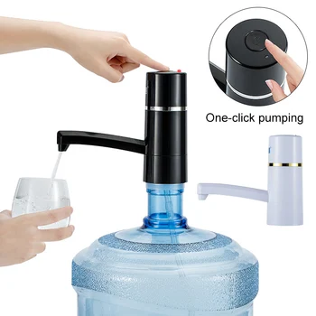 Портативный автоматический Электрический Насос для подачи воды, Беспроводной перезаряжаемый насос для бутылки с водой, USB-зарядка, Диспенсер для напитков