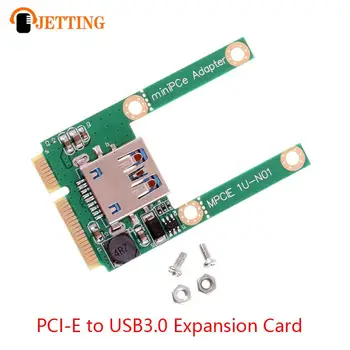Мини-карта расширения PCI-E к USB3.0 для Ноутбука PCI Express PCIe к USB 3.0 Конвертер Riser Card Адаптер С Винтовыми Фитингами