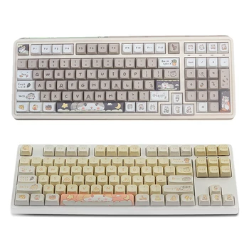 133 Клавиши/Набор PBT Gaming Keyboard Caps 9 мм Персонализированная Клавиатура Keycap для 61/64/68/78/84/87/96/98/104/108