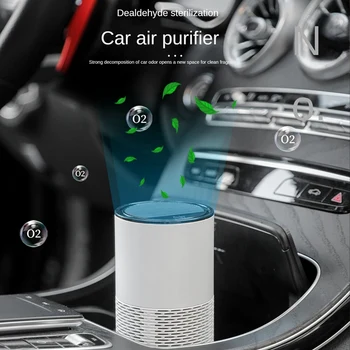 Автомобильный Воздухоочиститель Для дома, Hepa-Фильтры, Настольный Очиститель, USB Перезаряжаемый Портативный Воздухоочиститель, Диффузор
