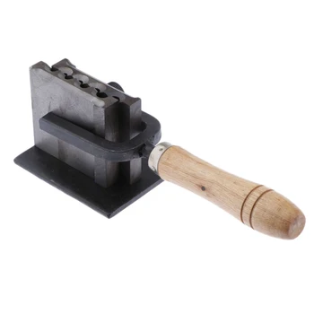 Форма для плавления слитков для литья металла, Обратимая форма для изготовления ювелирных изделий Инструменты для листового литья, деревянная ручка
