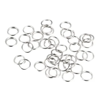 1000 г/лот Железные закрытые, но непаянные серебряные кольца для прыжков DIY ожерелье браслет Аксессуары для изготовления ювелирных изделий Оптом F60