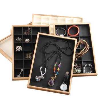 Luxruyv Ожерелье, браслет, Кольца, Серьги, Витрина для ювелирных изделий, Лоток для хранения