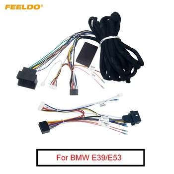 Автомобильный 16-контактный 6-метровый удлиненный жгут проводов FEELDO с Canbus для BMW E39 (01-04)/E53 (01-05) Стерео вторичного рынка