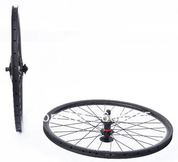 Полностью углеродистая колесная пара для горного велосипеда MTB 3K 29ER-ступица со спицами