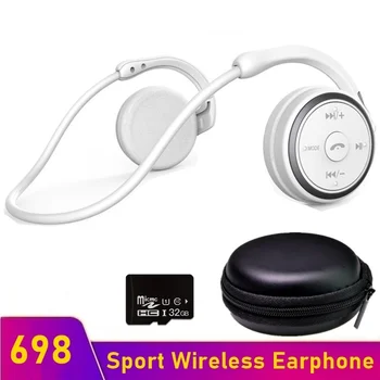 Спортивные наушники Tongdaytech 698, совместимые с Bluetooth, водонепроницаемые Беспроводные наушники Fone Auriculares, Поддержка TF Mp3 FM-радио